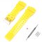 Ремешок для Casio G-Shock GA-100/110/120 Yellow-Glossy GD