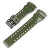 Ремешок для Casio G-Shock GA-100/110/120 Army Green-Glossy BK фото 3