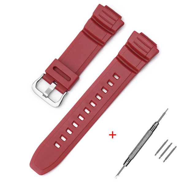 Ремешок для Casio AE-2100 Red SI фото 1