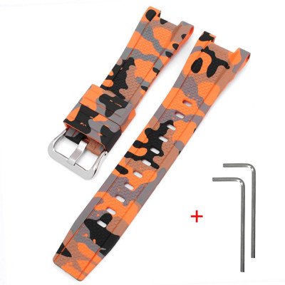 Ремешок для Casio G-Shock GST-W300 Camo Orange SI