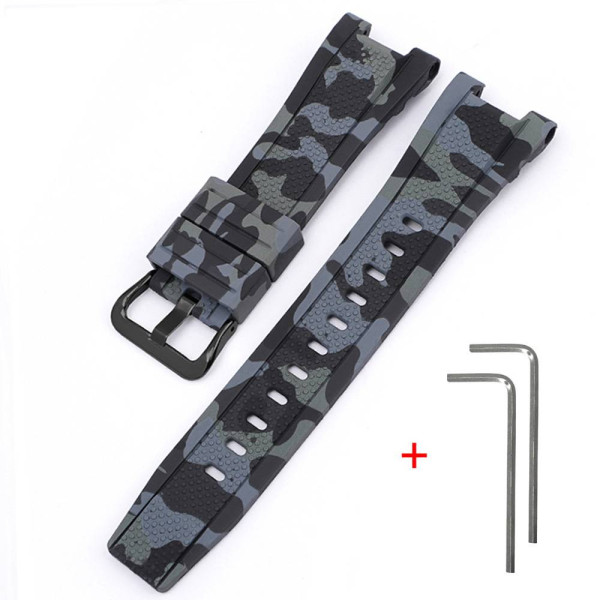 Ремешок для Casio G-Shock GST-W100G/W110/W130L/W300/W300G/S110/S100G/S300/S300G/S210B/B100/410G CB фото 1