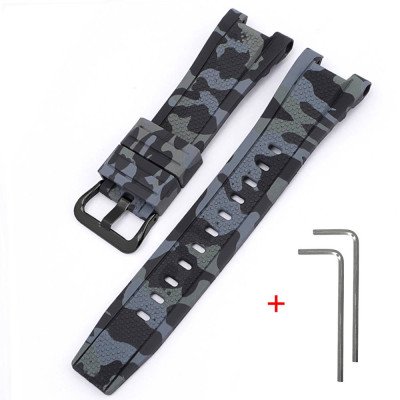 Ремешок для Casio G-Shock GST-W100G/W110/W130L/W300/W300G/S110/S100G/S300/S300G/S210B/B100/410G Cam