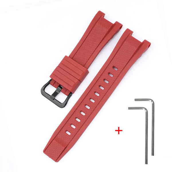 Ремінець для Casio G-Shock GST-W300 Red BK фото 1