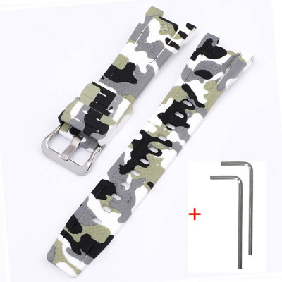 Ремешок для Casio G-Shock GST-W300 Camo White SI