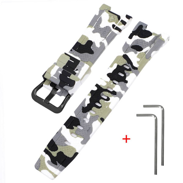 Ремешок для Casio G-Shock GST-W300 Camo White BK фото 1