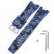 Ремешок для Casio G-Shock GST-W300 Camo Blue SI