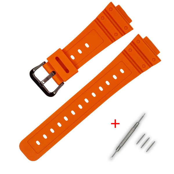 Ремешок для Casio G-Shock DW-5600 B Orange BK фото 1