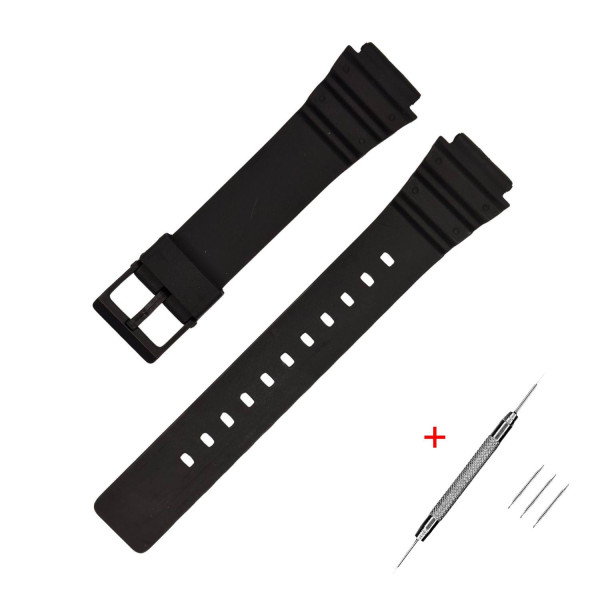 Ремешок для Casio MRW-200H 18mm All Black фото 1