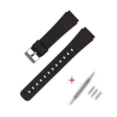 Ремешок для Casio G-Shock C-type 16mm Black SI