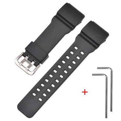 Ремешок для Casio G-Shock GG-1000/GWG-100/GSG-100 Black SI