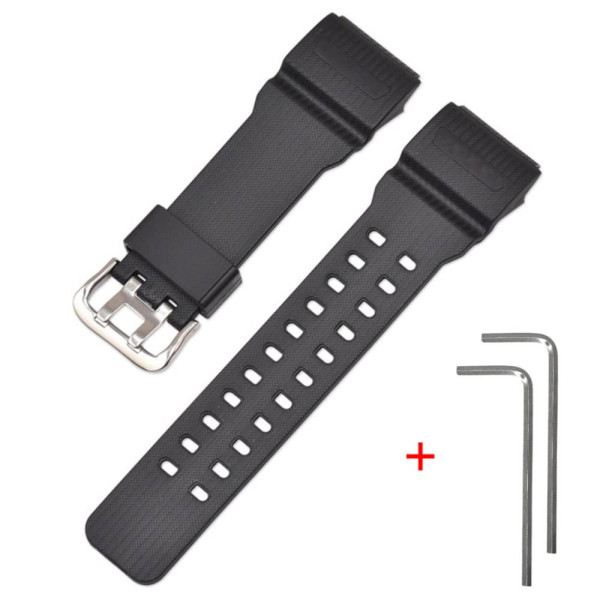 Ремінець для Casio G-Shock GG-1000/GWG-100/GSG-100 Black SI фото 1