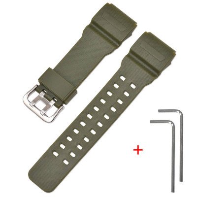 Ремешок для Casio G-Shock GG-1000/GWG-100/GSG-100 Army Green SI