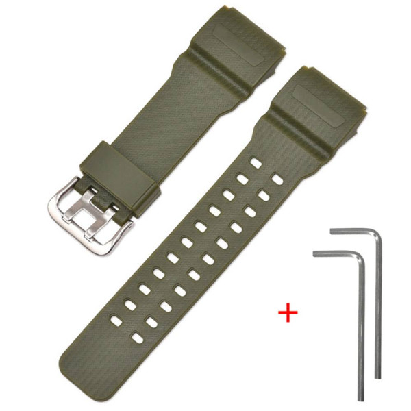 Ремінець для Casio G-Shock GG-1000/GWG-100/GSG-100 Army Green SI фото 1