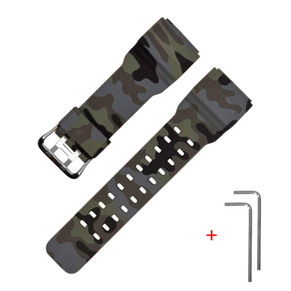 Ремінець для Casio G-Shock GG-1000/GWG-100/GSG-100 Camo Gray SI фото 1