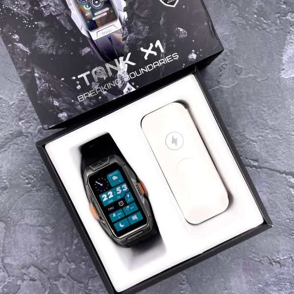 Спортивные Умные Часы Kospet Tank X1 Black + Спортивные Режимы, Водозащита фото 4