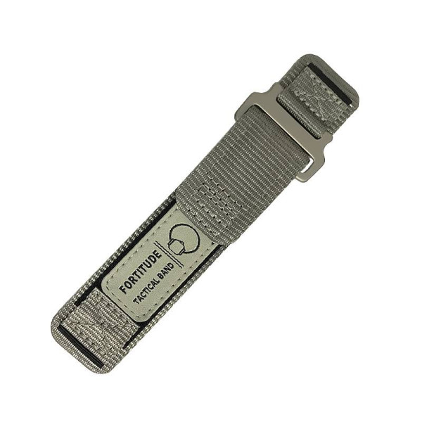 Ремінець для годинника Nylon Grey 20 мм фото 1