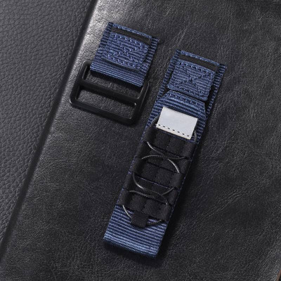 Ремешок для часов Nylon Pro Blue 22 мм