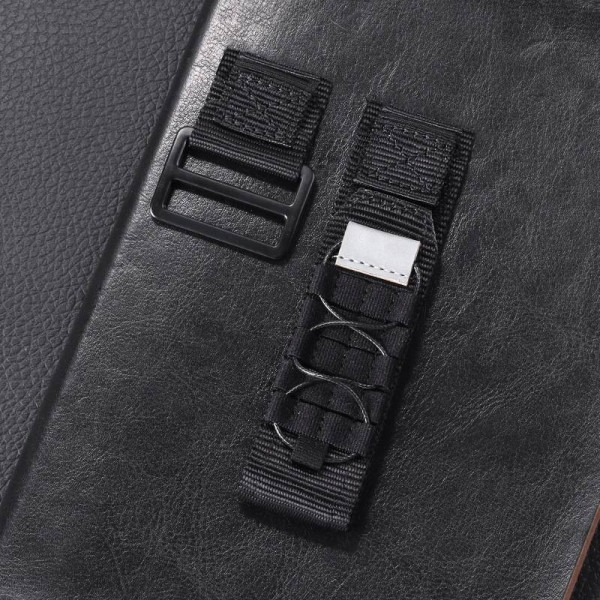 Ремінець для годинника Nylon Pro Black 22 мм фото 1