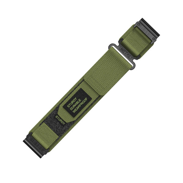 Ремінець для годинника Nylon for Garmin Army Green 26 мм фото 1