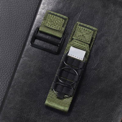 Ремінець для годинника Nylon Pro Army Green 22 мм