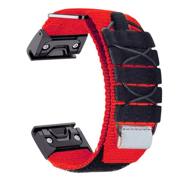 Ремінець для годинника Nylon Pro for Garmin Red 22 мм фото 1
