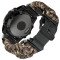 Ремешок для часов Hemsut HGA145 Rugged Paracord Garmin Camo Green 22 mm