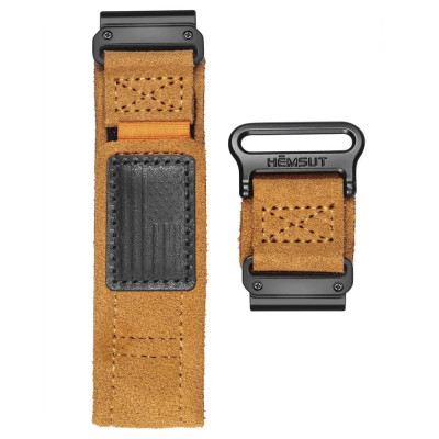 Ремінець для годинника Hemsut HGA143 Suede Leather Garmin Whisky 22 mm