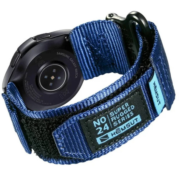 Ремешок для часов Hemsut HGA121 Super Strong Nylon Blue 22 mm фото 1