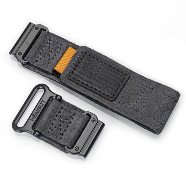Ремешок для часов Hemsut HGA143 Suede Leather Garmin Grey 22 mm фото 1