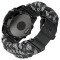 Ремешок для часов Hemsut HGA145 Rugged Paracord Camo Grey Garmin 22 mm