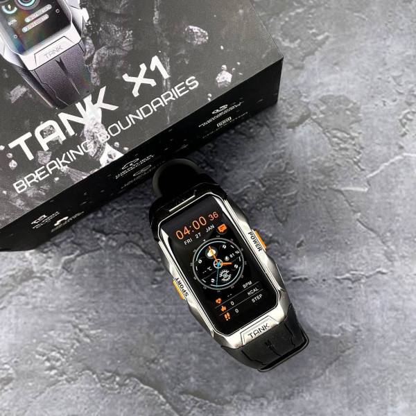 Спортивные Умные Часы Kospet Tank X1 Silver + Спортивные Режимы, Водозащита фото 4