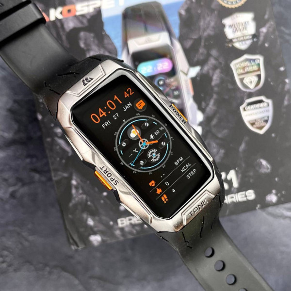 Спортивные Умные Часы Kospet Tank X1 Silver + Спортивные Режимы, Водозащита фото 5