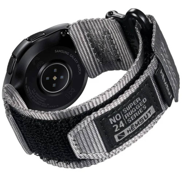 Ремешок для часов Hemsut HGA121 Super Strong Nylon Grey 20 mm фото 1