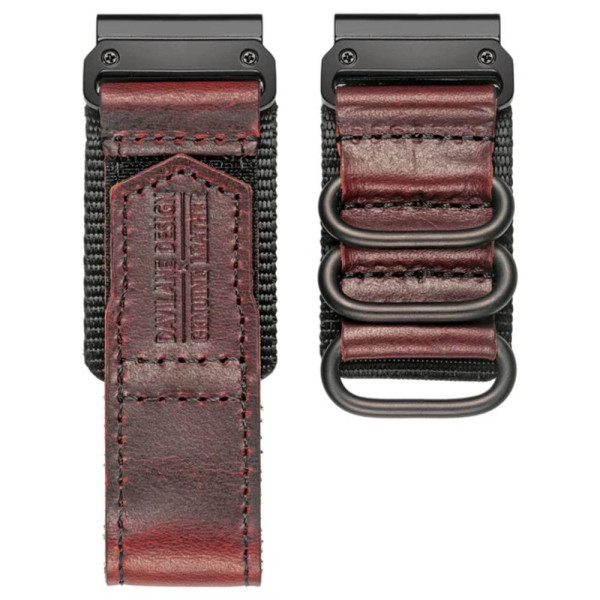 Ремінець для годинника Hemsut HGA137 Mens leather Garmin Brown 22 mm фото 1