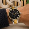 Мужские часы Curren 8446 Silver-Gold-Black фото 3