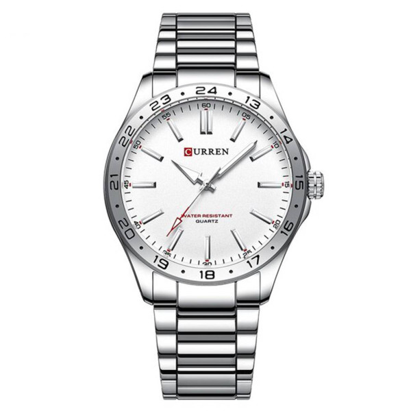 Чоловічий годинник Curren 8452 Silver-White фото 1