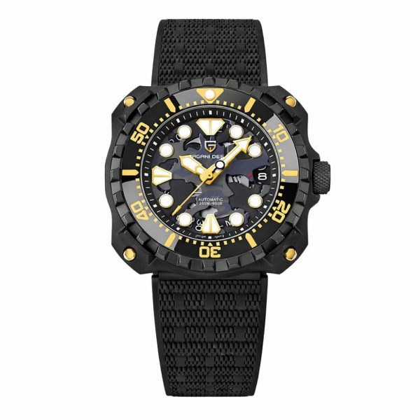 Чоловічий годинник Pagani Design PD-YN009 Black-Camo Blue фото 1