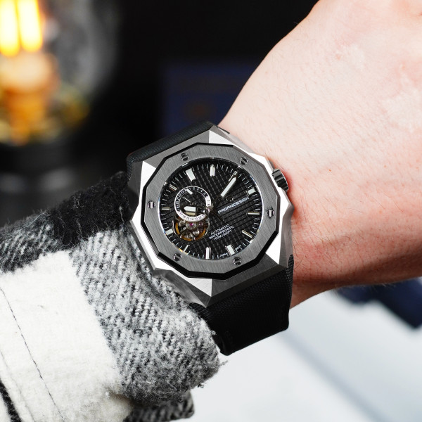 Чоловічий годинник Pagani Design PD-YS010 Silver-Black-Black фото 12
