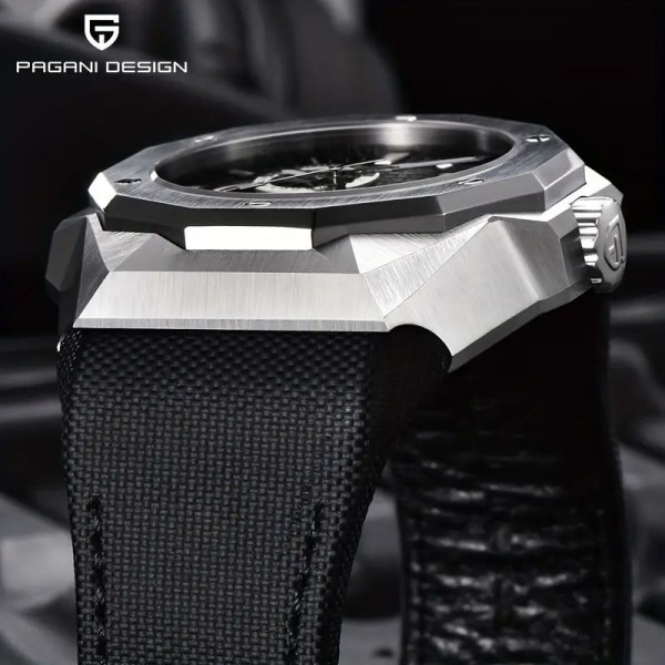 Чоловічий годинник Pagani Design PD-YS010 Silver-Black-Black фото 4