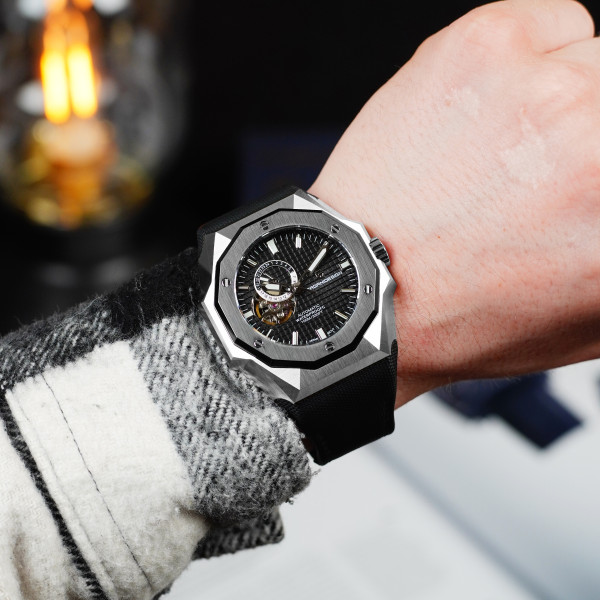 Чоловічий годинник Pagani Design PD-YS010 Silver-Black-Black фото 11