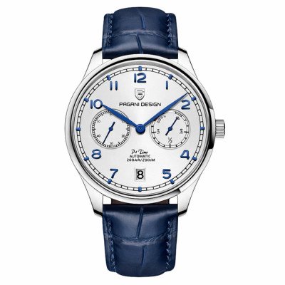 Чоловічий годинник Pagani Design PD-1772 Silver-Silver-Blue