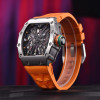 Чоловічий годинник Pagani Design PD-1738 Black-Orange фото 3