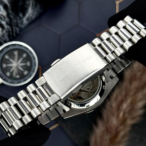 Мужские часы Pagani Design PD-1752 Silver-Green фото 9