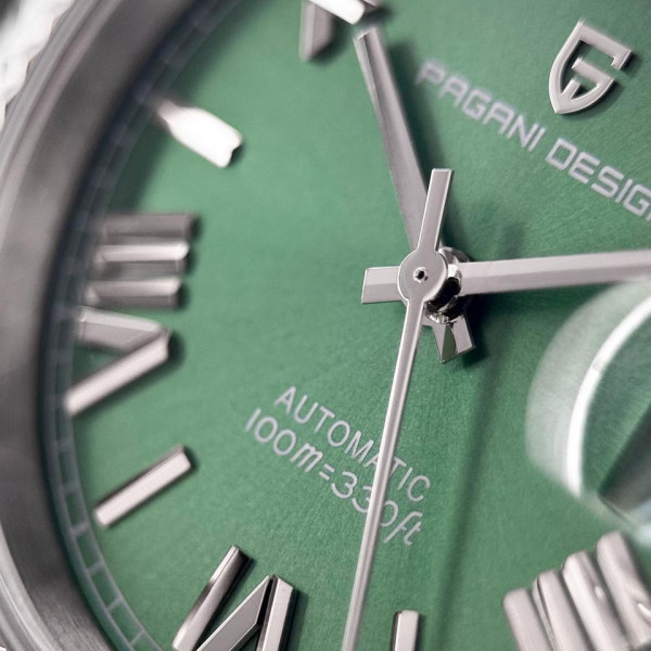 Чоловічий годинник Pagani Design PD-1752 Silver-Green фото 3