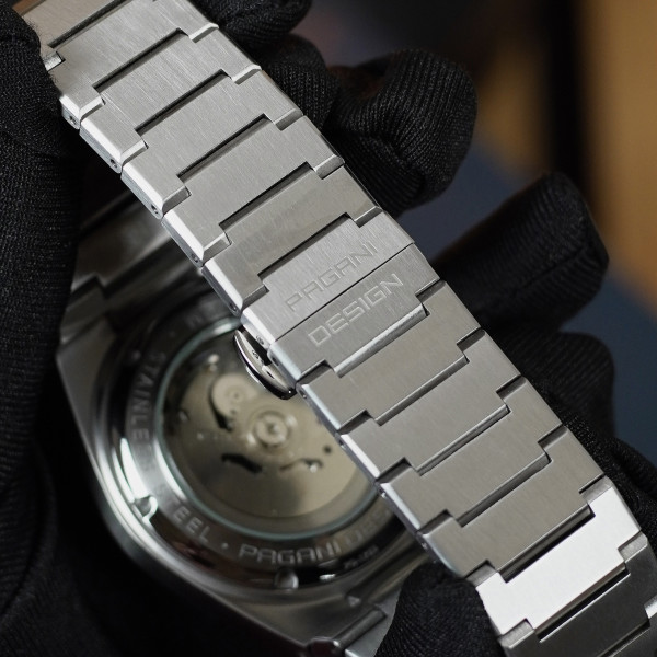 Чоловічий годинник Pagani Design PD-1753 Silver-Green фото 10