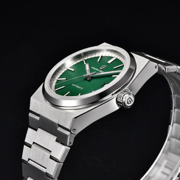 Чоловічий годинник Pagani Design PD-1753 Silver-Green фото 4