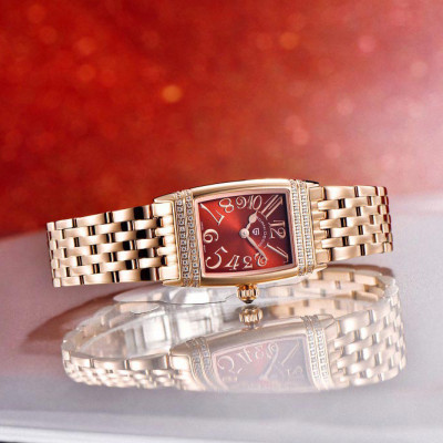 Pagani Design PD-1737 RoseGold-Red