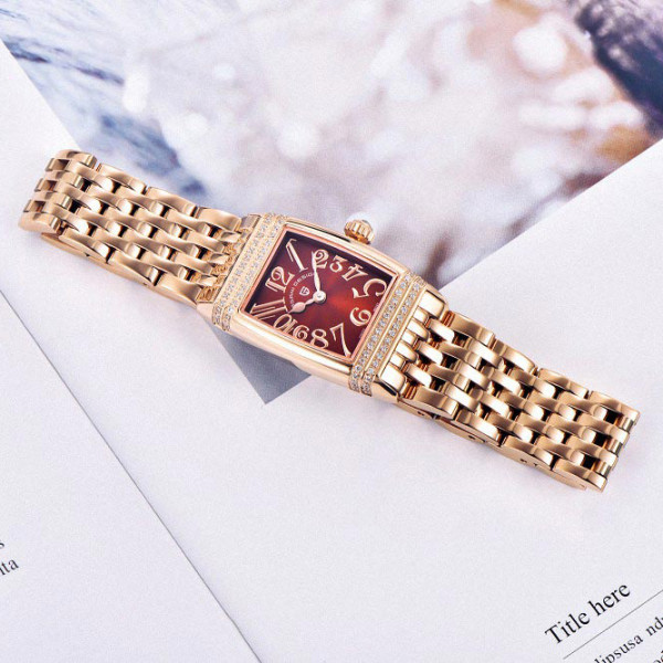 Жіночий годинник Pagani Design PD-1737 RoseGold-Red фото 5