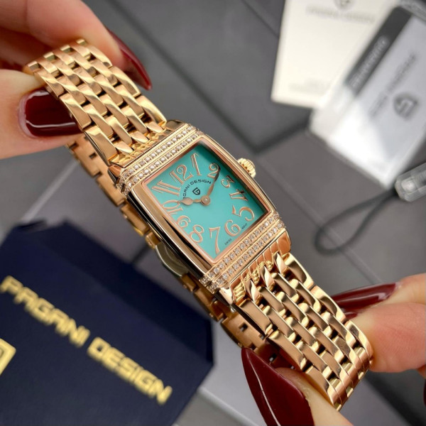 Женские часы Pagani Design PD-1737 RoseGold-Blue фото 4