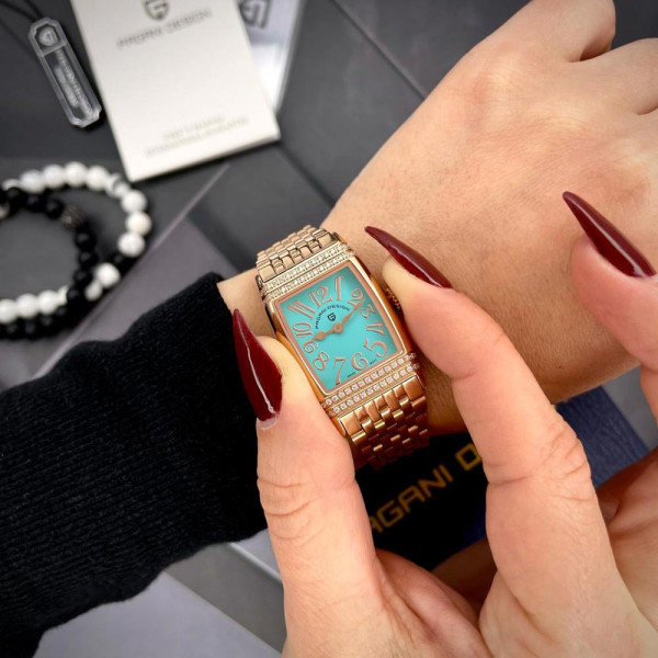 Жіночий годинник Pagani Design PD-1737 RoseGold-Blue фото 8